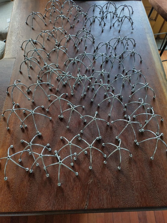 Grande lampadario vintage Gaetano Sciolari 'Dandelion' (52 cm) - Completamente ricablato, con messa a terra (photo 13 of 16)
