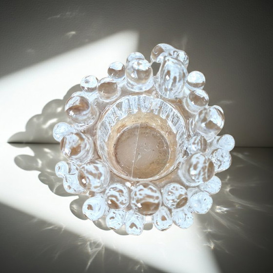 Image 1 of Kosta Boda Polar Kandelaar– Göran Wärff – Zweeds Kristal Design 1970