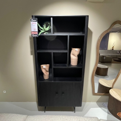 Remi - Mangohout Zwart – Eleonora, boekenkasten, Wood