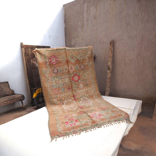 Vintage marokkanischer Boujaad-Teppich „Mireya“ | Handgeknüpfter Berberteppich | 335 × 185 cm