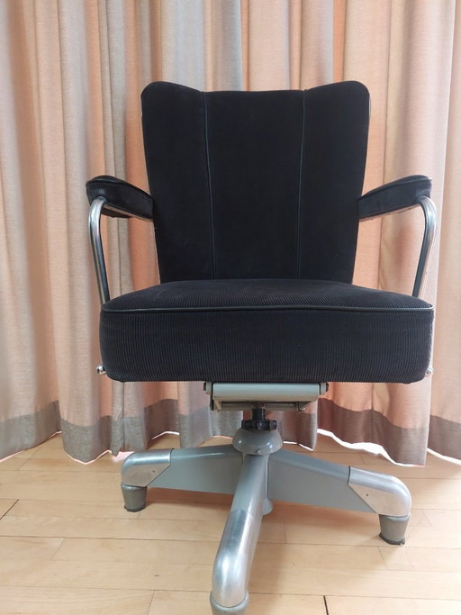 Gispen President 357 PQR (zwart corduroy)