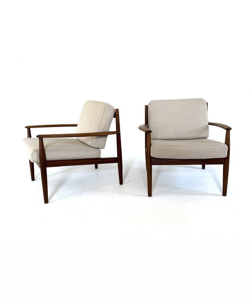 2x fauteuil vintage, Grete Jalk, France & Søn '60