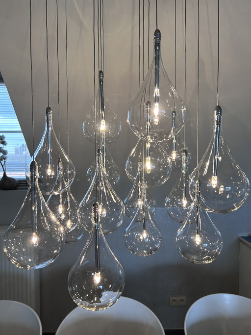 Suspension en verre soufflé Collection Alma Light Drop