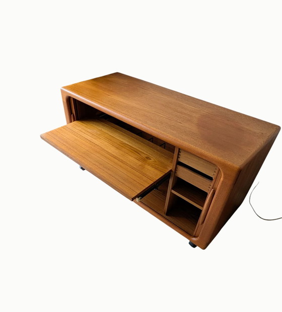 Image 1 of Vintage Danish teak sideboard, Dyrlund audio cabinet