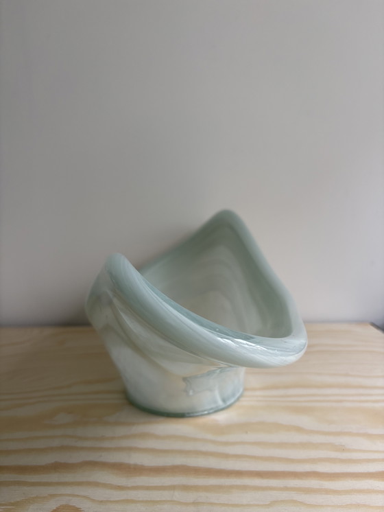 Image 1 of Schaal in vetro di Murano verde menta 