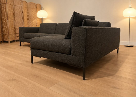 NEU Design on Stock Aikon Ecksofa Amaro Stoff + GARANTIE, Andere, Metall, Grün, Modern (Foto 4 von 11)
