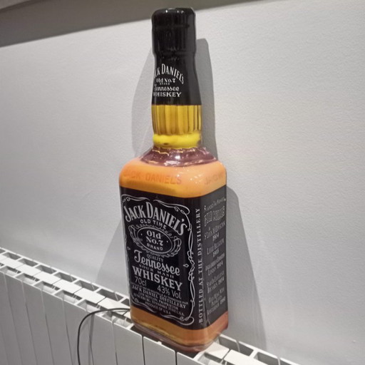 Vintage-Leuchtposter von Jack Daniels