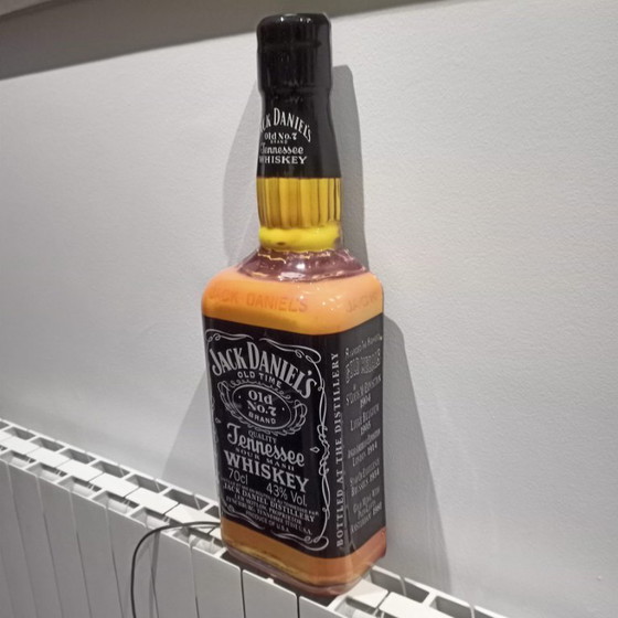 Image 1 of Affiche lumineuse vintage Jack Daniels