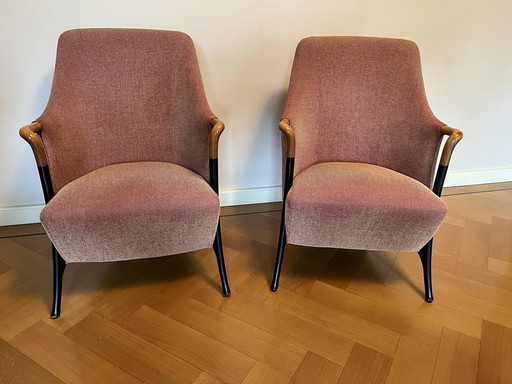 Set of 2 Giorgetti fautuils