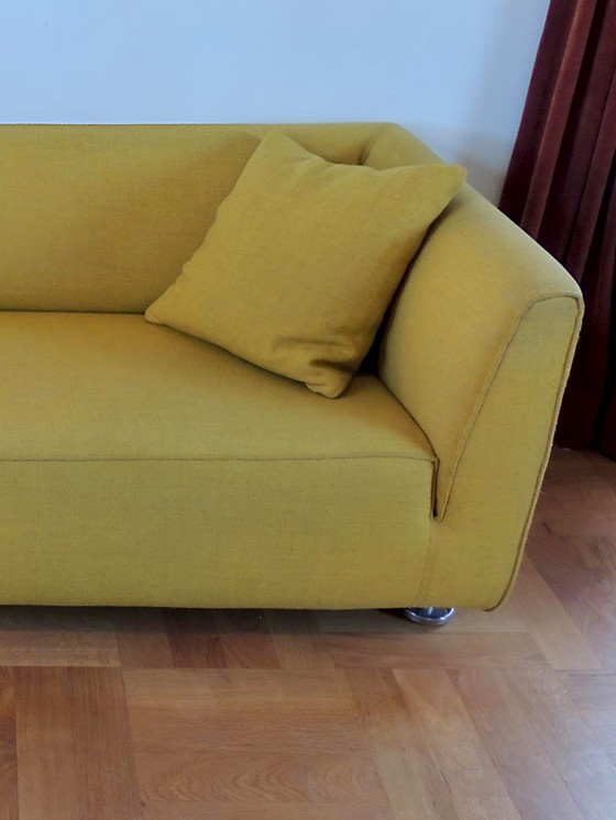 Image 1 of Gelderland 4800 De Ploeg Stoff 2,5-Sitzer goldgelb, gepflegter Zustand