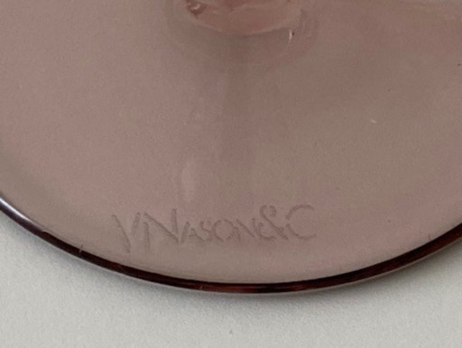 Murano V. Nason & Co Murano Italie 3 verres à liqueur éblouissants