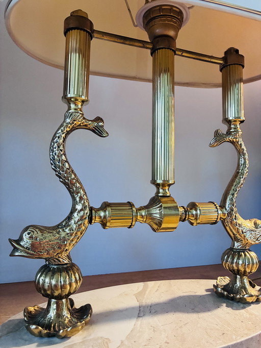 Set Hollywood Regency Tischlampen 