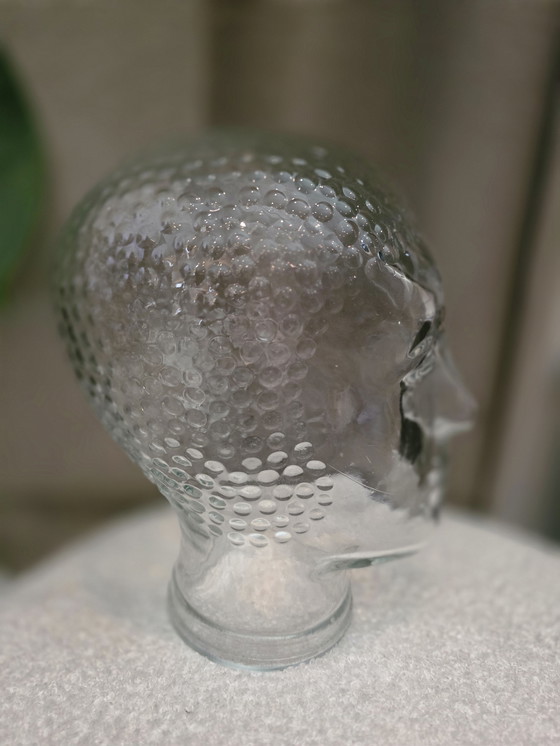 Image 1 of Testa di vetro vintage anni '70