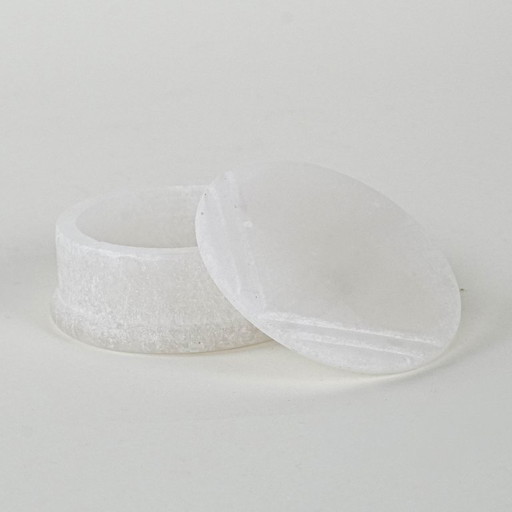 Scatola in pietra, design italiano, anni '70, produzione: Italia