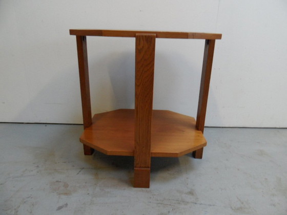 Image 1 of Art Deco Cherry Side Table