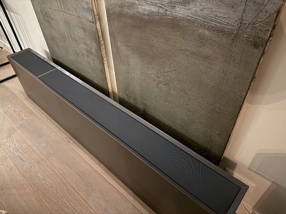 Image 1 of Hanging TV cabinet clic with fabric doors for sound