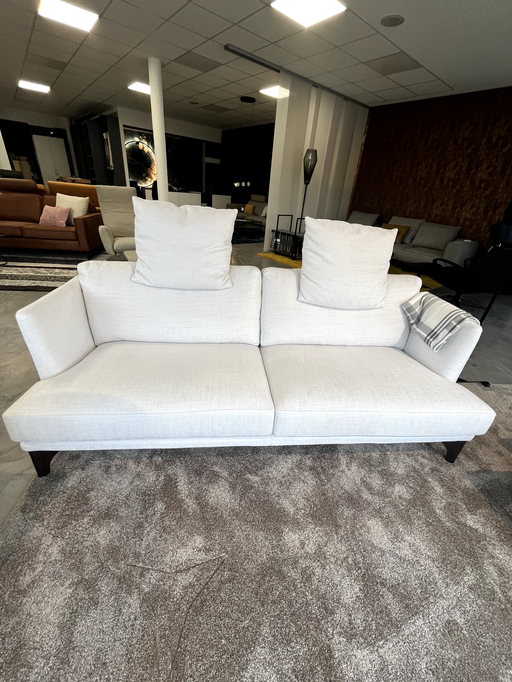 Witte bank en witte fauteuil van Bw