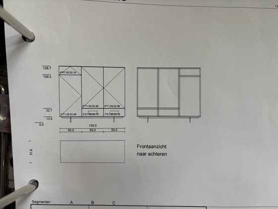 Mobile Kettnaker Mio, Credenze con vetrina, MDF, Bianco (foto 14 di 14)