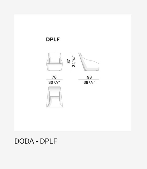 Image 1 of Doda armchair Molteni&C