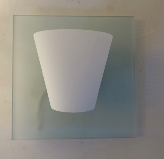 Image 1 of Set of Two Foscarini Quadro Parete Wall Lamps Murano Glass 