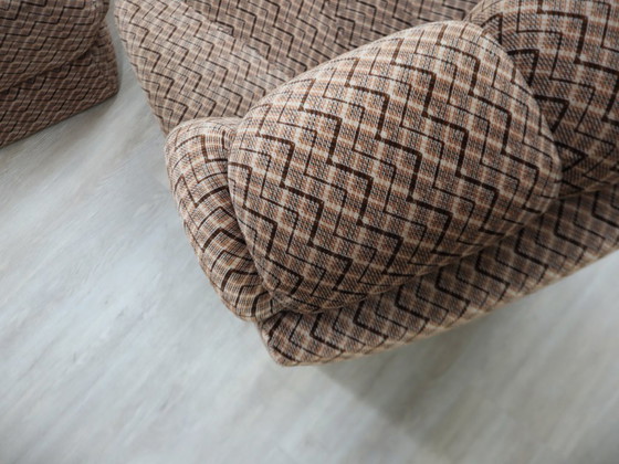 Image 1 of Italian vintage flower inspired design modular sofa, 1970s