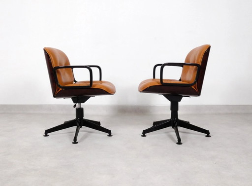 Sillas de oficina de Ennio Fazioli para MIM Roma