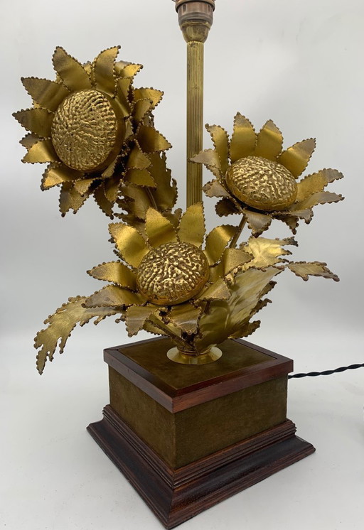 Lámpara de mesa atribuida a Barbi, de época 1960, fabricada en Italia.