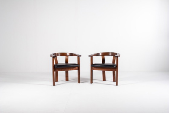 Image 1 of Juego de 6 sillas de comedor de Lars Gangsø, Dinamarca, 1970