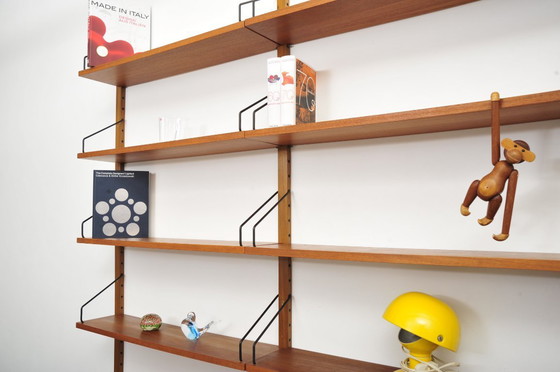 Image 1 of Mensola da parete "Royal System" in teak di Poul Cadovius per CADO (anni '50)