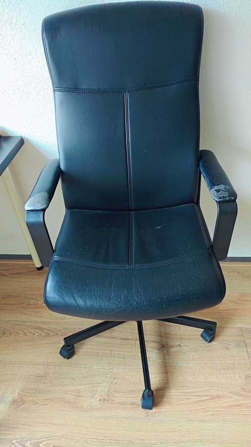 Sedia da ufficio in pelle