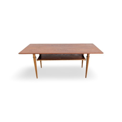 Table basse vintage en teck, style danois, années 60