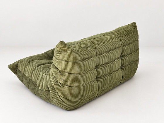 Michel Ducaroy for Ligne Roset Olive Togo 2-seat Sofa – 2 seaters, Textile (photo 7 of 11)