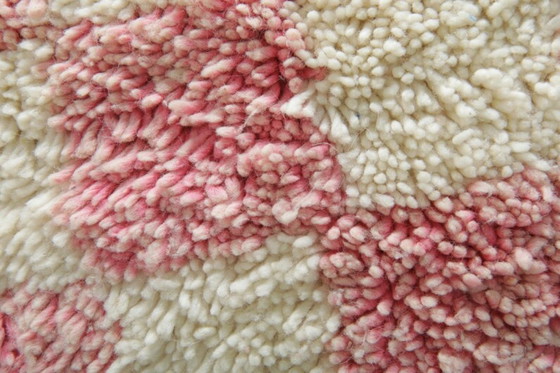 Image 1 of Tappeto rotondo berbero marocchino rosso fatto a mano, 200 cm x 200 cm