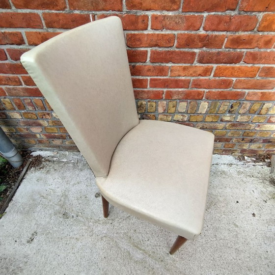 Seltenes 15-teiliges Set De Coene Design-Stühle (1960er Jahre). – Esszimmerstühle, Skai (photo 8 of 14)