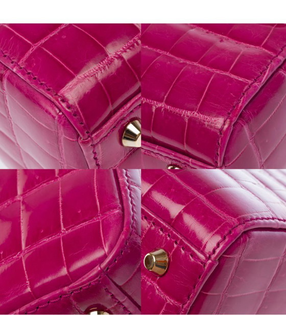 Image 1 of Sac DIOR Lady Dior en Crocodile Rose - 103491