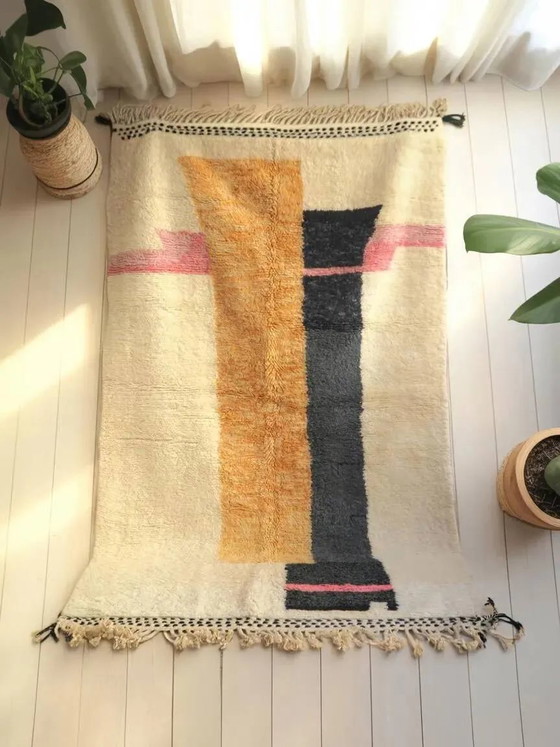 Tapis berbère traditionnel en laine naturelle 2.5x1.5 m – Wool (photo 3 of 6)