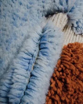 handgefertigter Naturwollteppich 2x3m – Teppiche & Läufer, Wool, Cotton (photo 6 of 8)