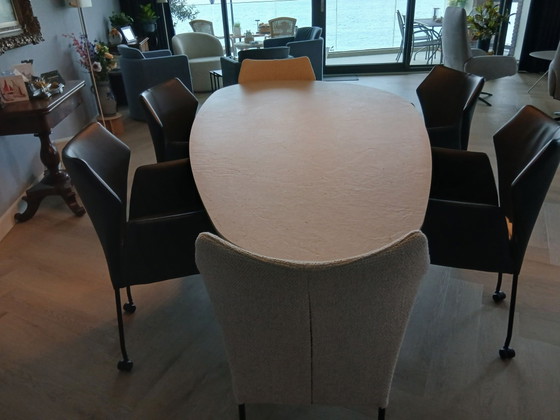 Esstisch, orfis kiezel, Esszimmergarnitur, Keramik, Stein, Creme (Foto 3 von 5)