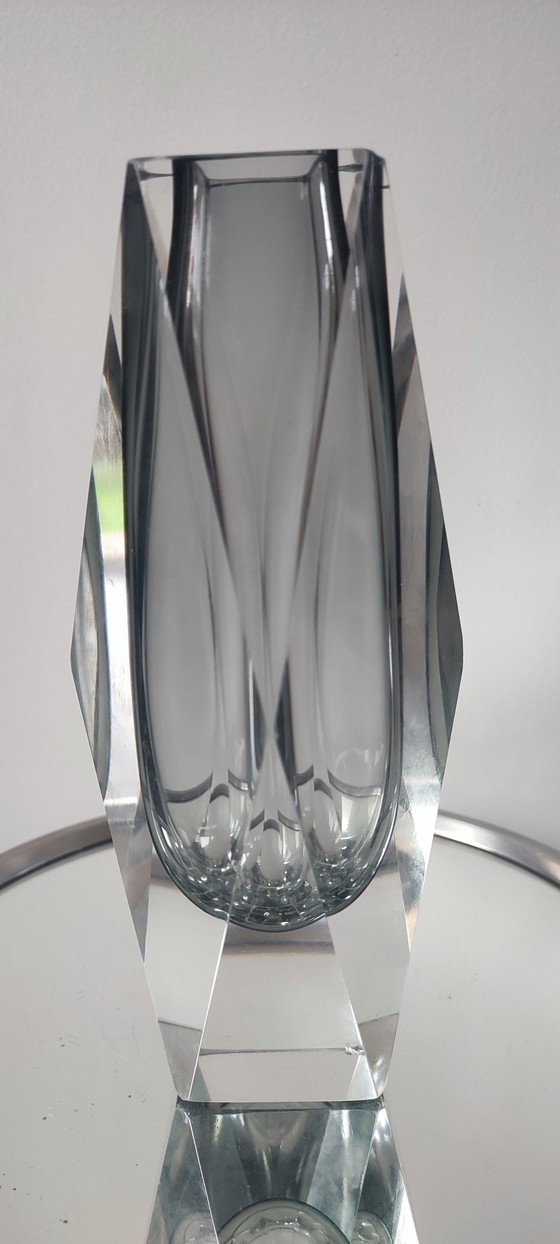 Image 1 of Sommerso vase Flavio Poli Seguso, Murano 