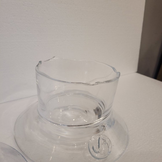 Image 1 of Coppia di candelieri in cristallo, Sempre, anni 2000 - Belgio