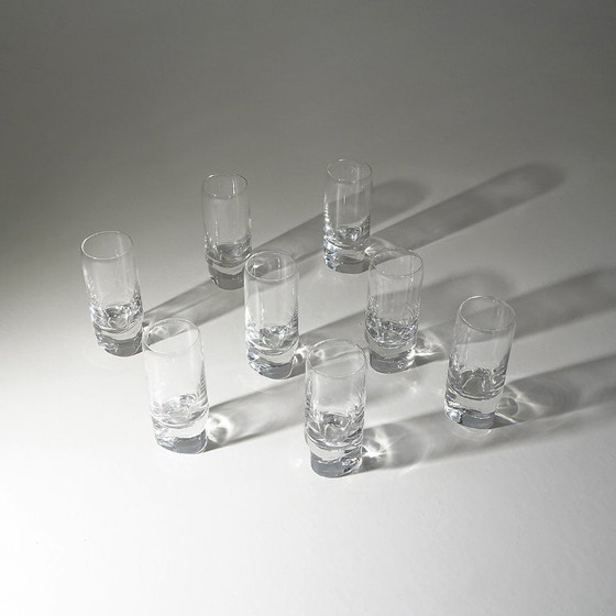 Image 1 of 8 “Pitagora Highball” glasses by Marco Zanuso for Arnolfo di Cambio, 1970s