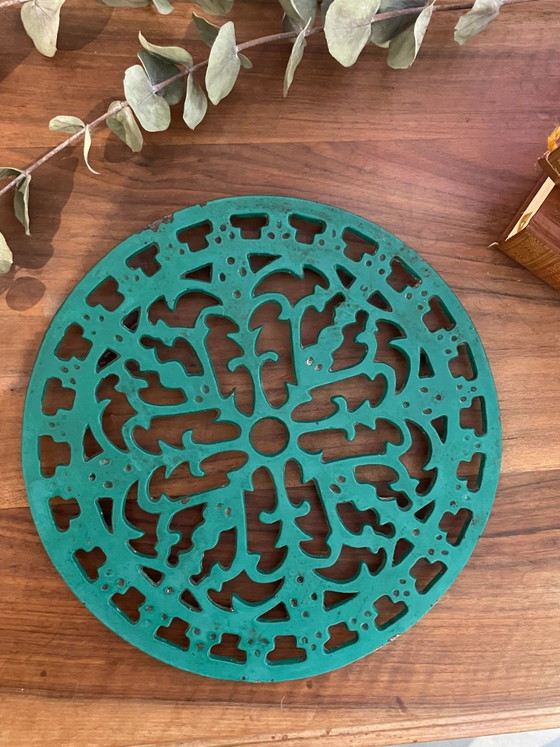 Salvamentel de hierro fundido verde – Accesorios de mesa, Cast Iron (photo 2 of 3)