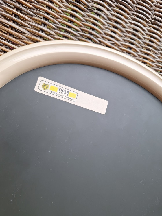 Vintage Oval Mirror Tiger – Tiger plastics, Glass, Plastic (photo 2 of 5)