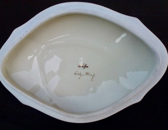 Image 1 of Alka Kunst - Bavaria - Vintage - Schaal - met deksel - Porselein, Tafelstuk.