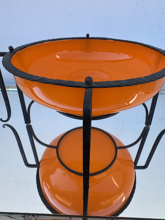 Image 1 of Ciotola con piedistallo in stile Art Déco KOLEK