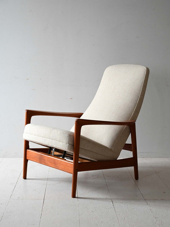 Image 1 of Poltrona scandinava in teak di Alf Svensson per DUX