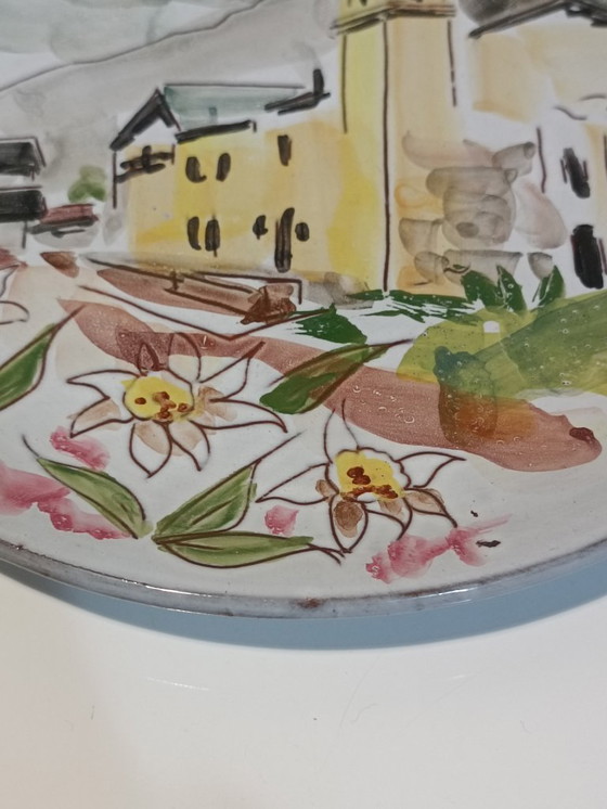 Image 1 of Assiette décorative par Camos Vallauris