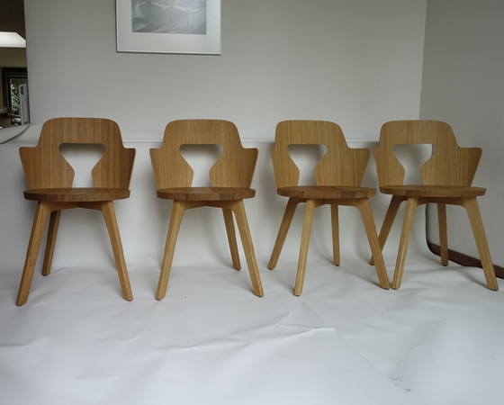 Image 1 of 4X Stammplatz Chair, Design Alfredo Häberli, With Armrests