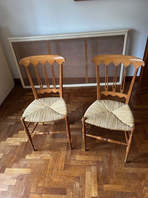 Paire de chaises Chiavari