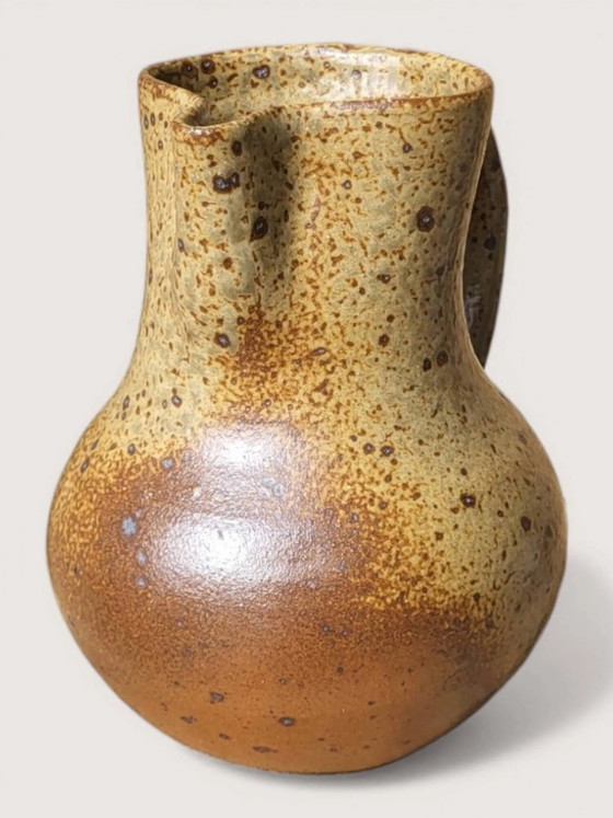 Jarra de gres Michel Dumont / Puisaye – Vasos y jarras, Porcelain, Vintage (photo 4 of 9)